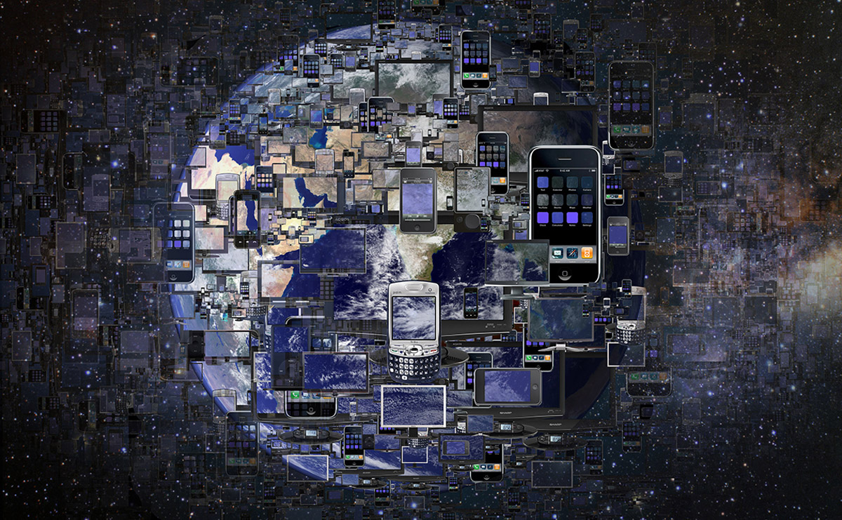 image collage of the screened world