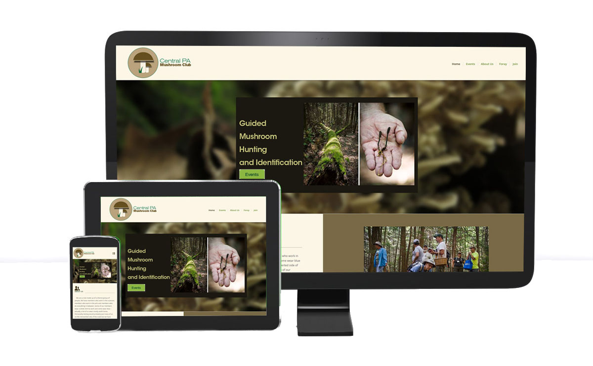 Central Pennsylvania Mushroom Club Wordpress child theme